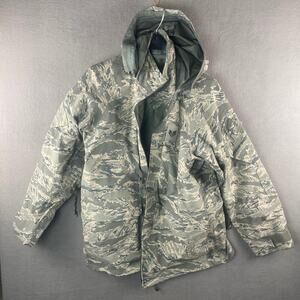 Genuine USAF APECS Gore-Tex Parka in ABU Tiger Stripe Size Med Regular